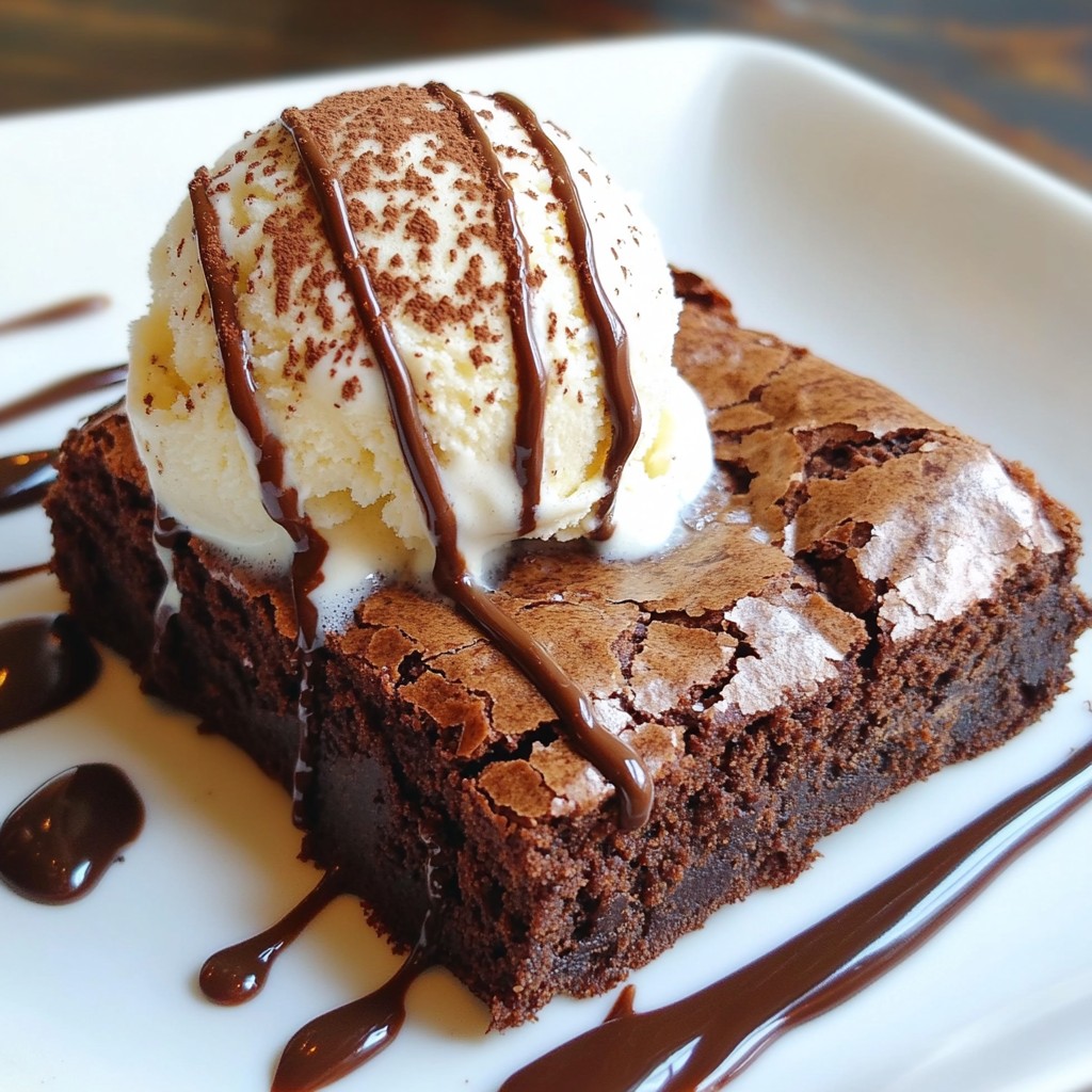 Mocha Espresso Brownies Delicious Chocolate Delight