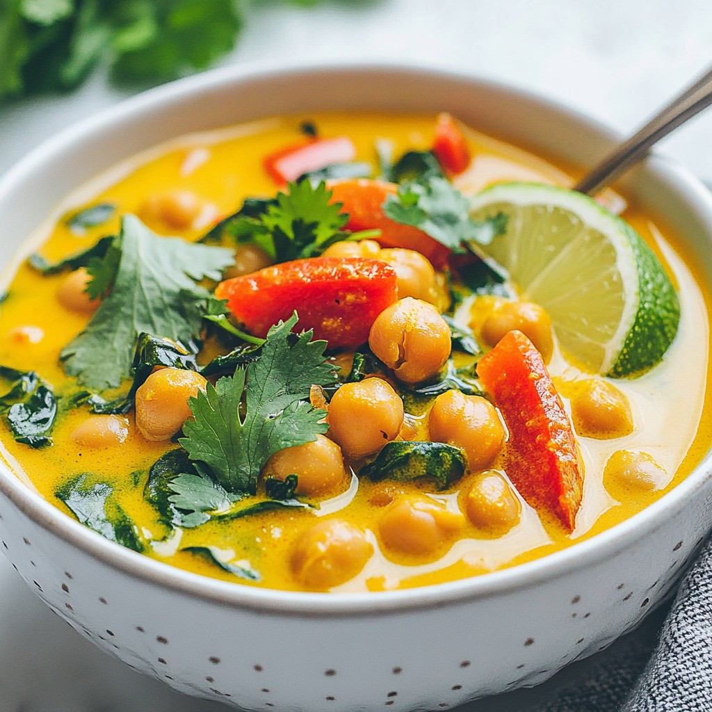 Coconut Curry Chickpea Stew Flavorful and Nutritious