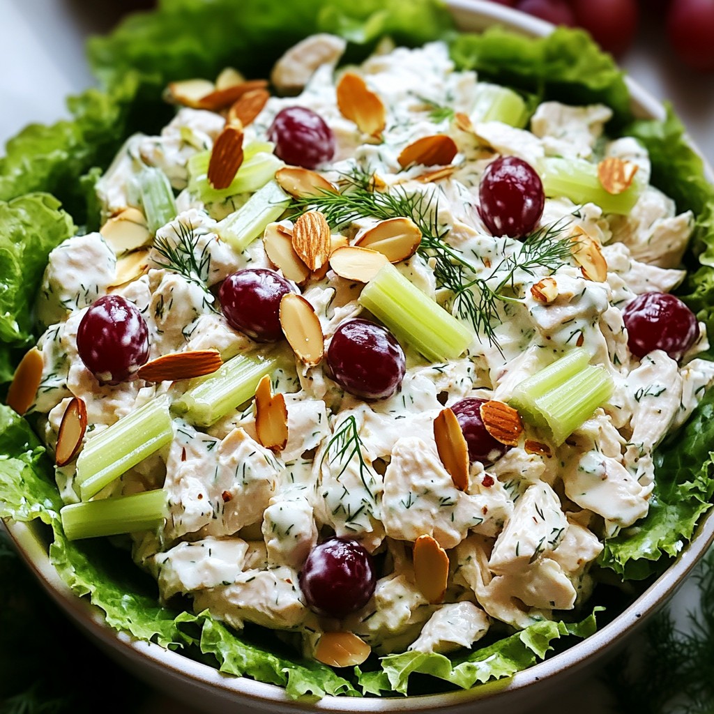 Greek Yogurt Chicken Salad Fresh and Flavorful Dish