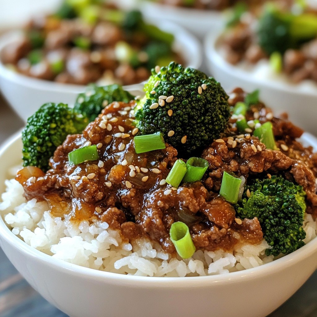 Korean Beef Bowls Packed with Flavorful Goodness