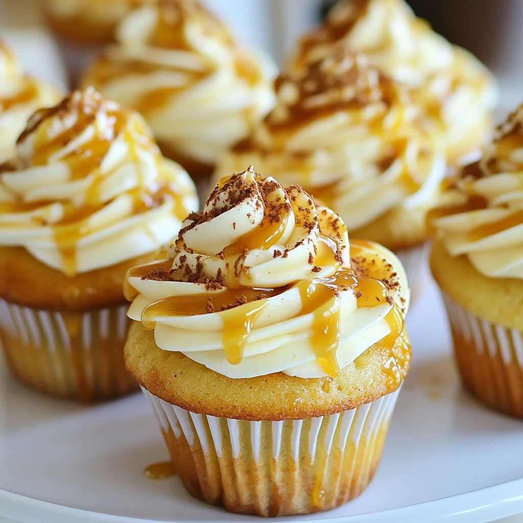 Caramel Macchiato Cupcakes Delightful Sweet Treat
