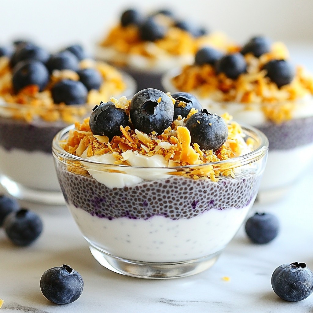 Blueberry Coconut Chia Pudding Simple and Nutritious