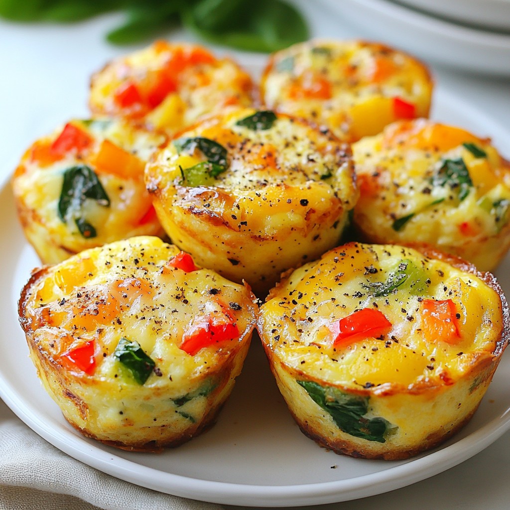 Make-ahead Breakfast Veggie Quiche Cups Easy Recipe