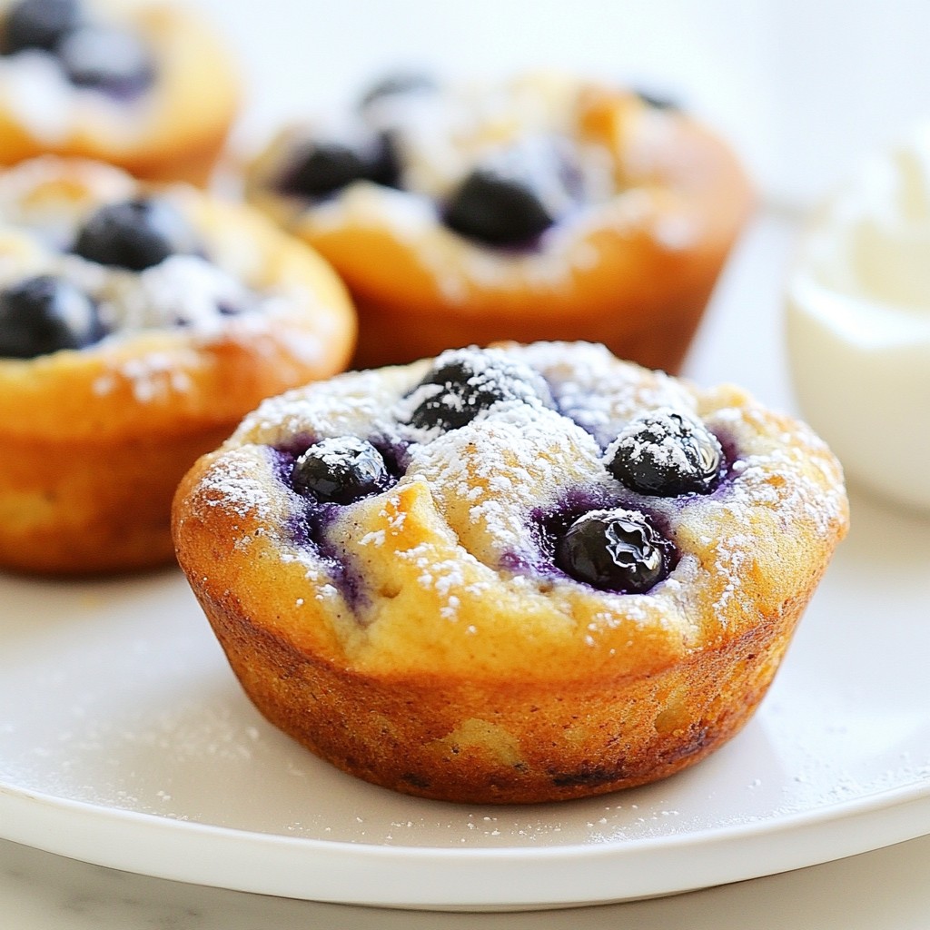 Fluffy Breakfast Blueberry Oatmeal Muffins Recipe