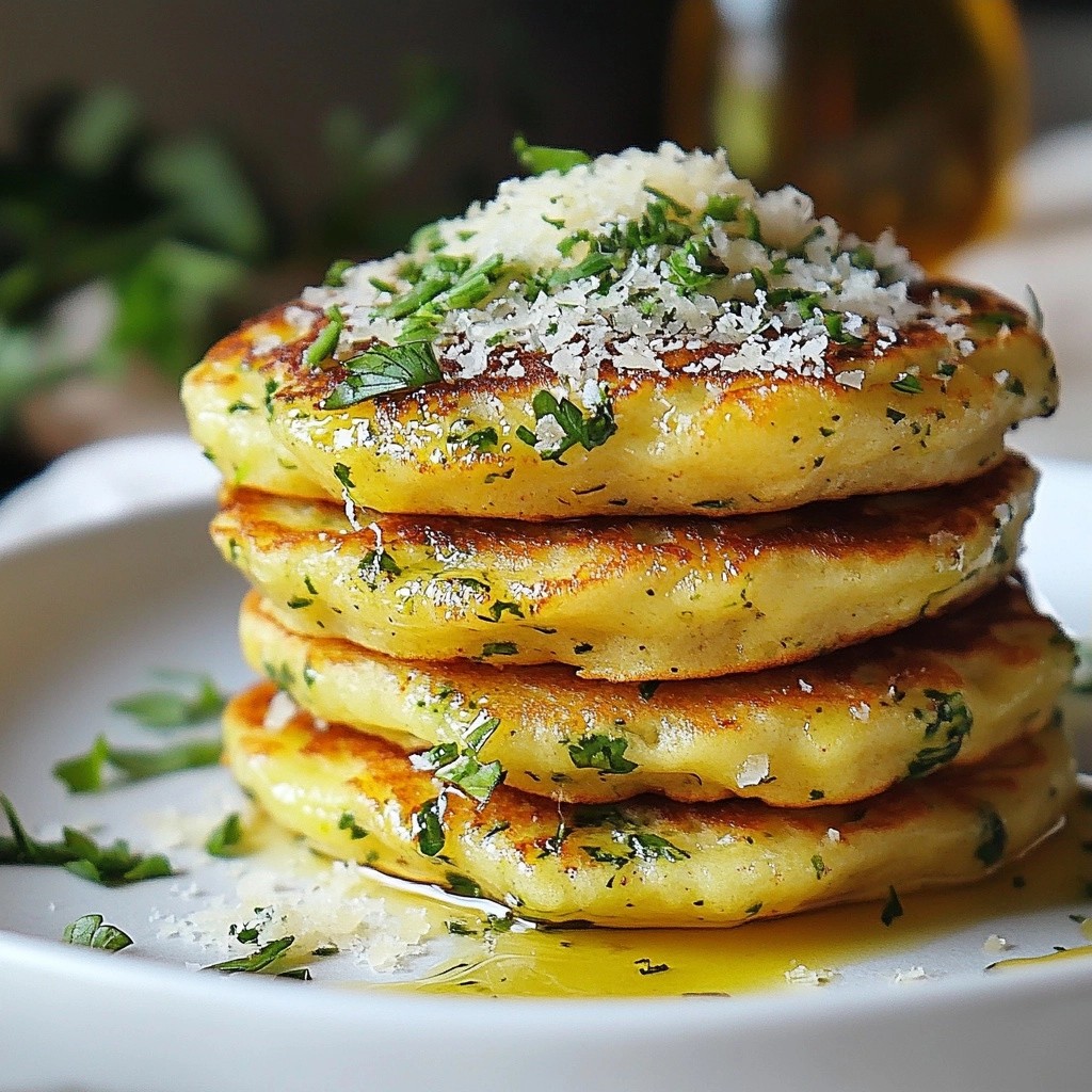 Savory Pancakes with Herb and Parmesan Twist Recipe