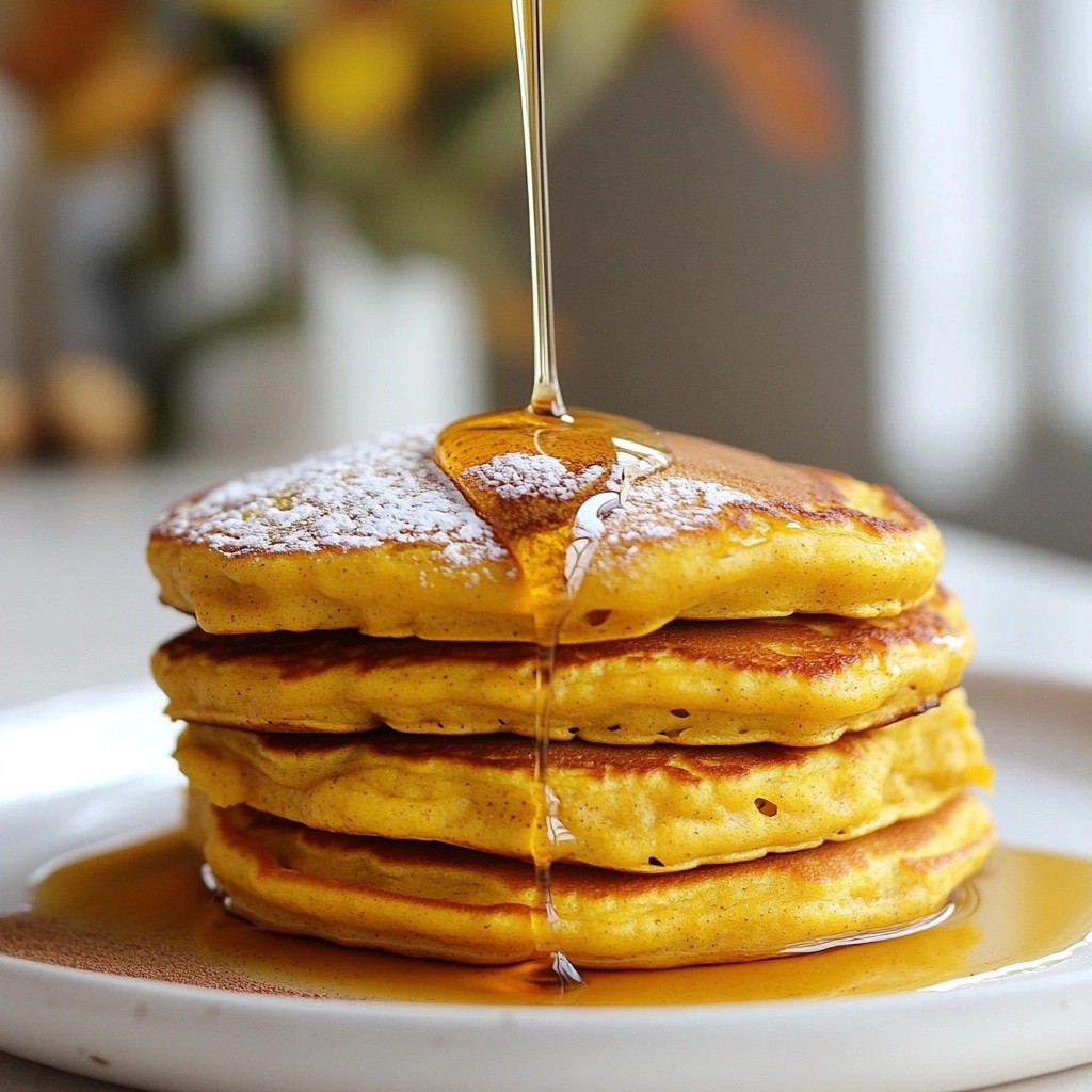 Pumpkin Spice Pancakes with Nutmeg Rich and Fluffy Treat