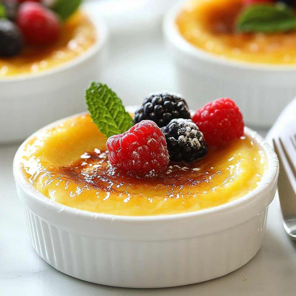 Vanilla Bean Crème Brûlée Delightful Dessert Recipe