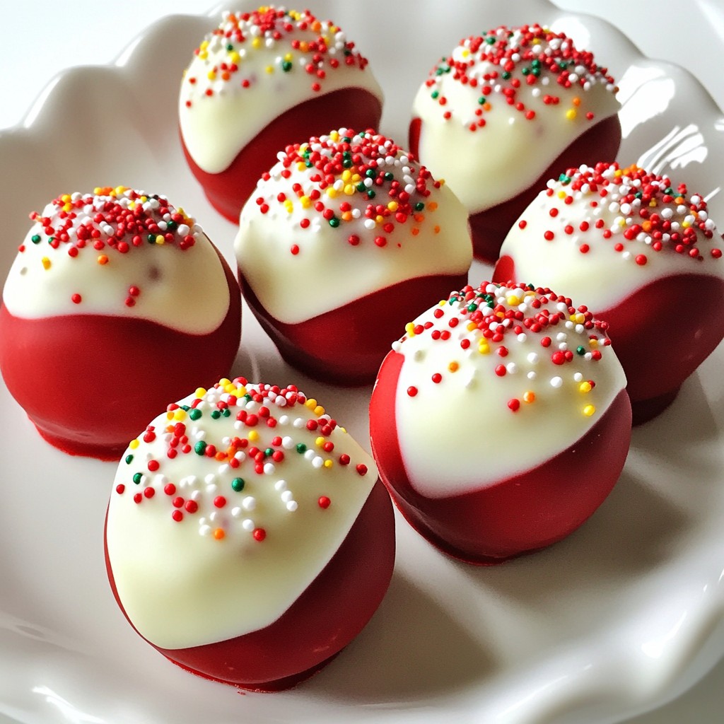 Red Velvet Oreo Truffles Irresistible Dessert Delight