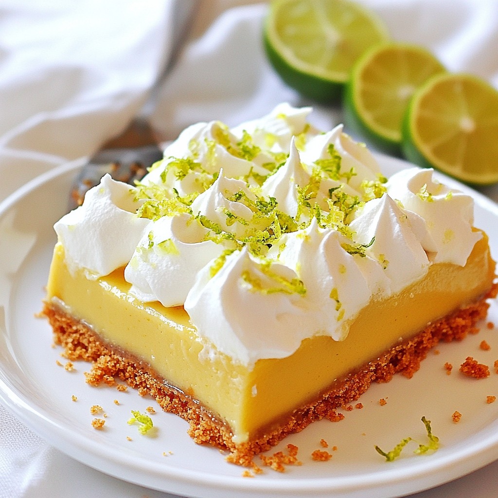 Key Lime Pie Bars Simple and Refreshing Delight