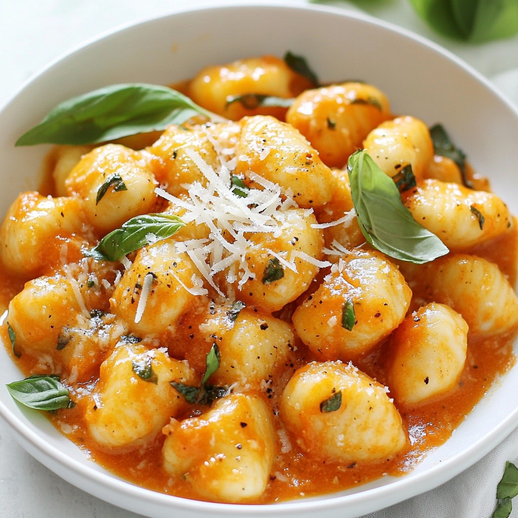 Creamy Tomato Basil Gnocchi Rich and Flavorful Delight