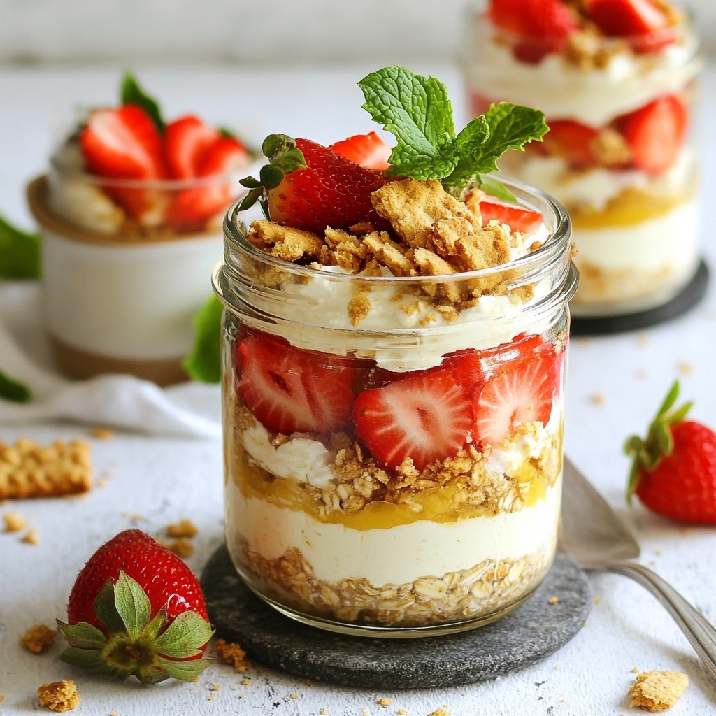 Strawberry Shortcake Overnight Oats Healthy Delight