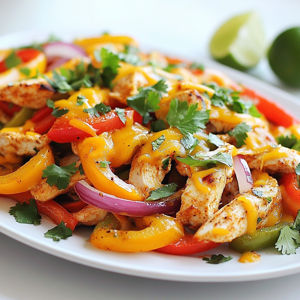 Chicken Fajita Sheet Pan Dinner Quick and Easy Meal