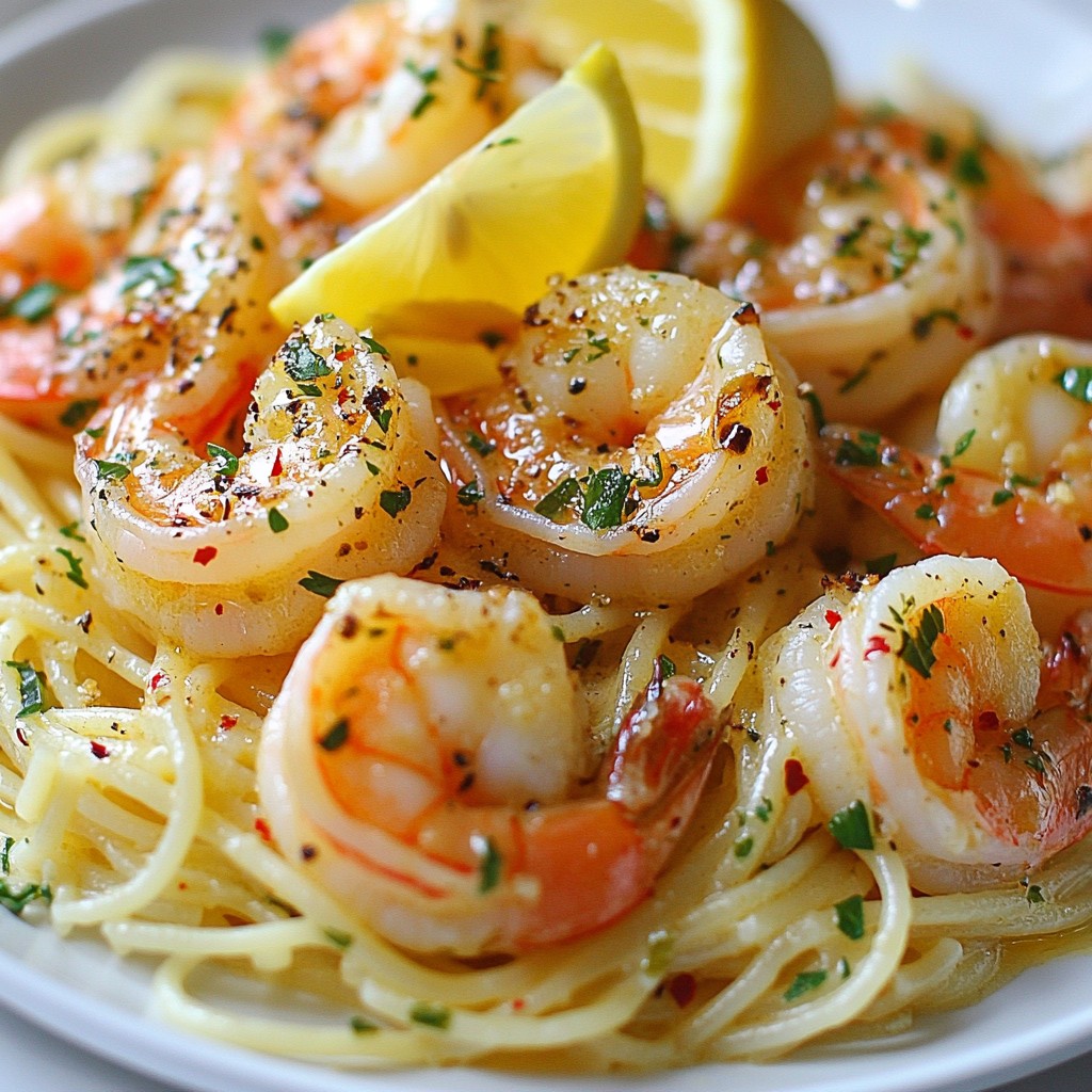 Lemon Garlic Butter Shrimp Scampi Flavorful Delight