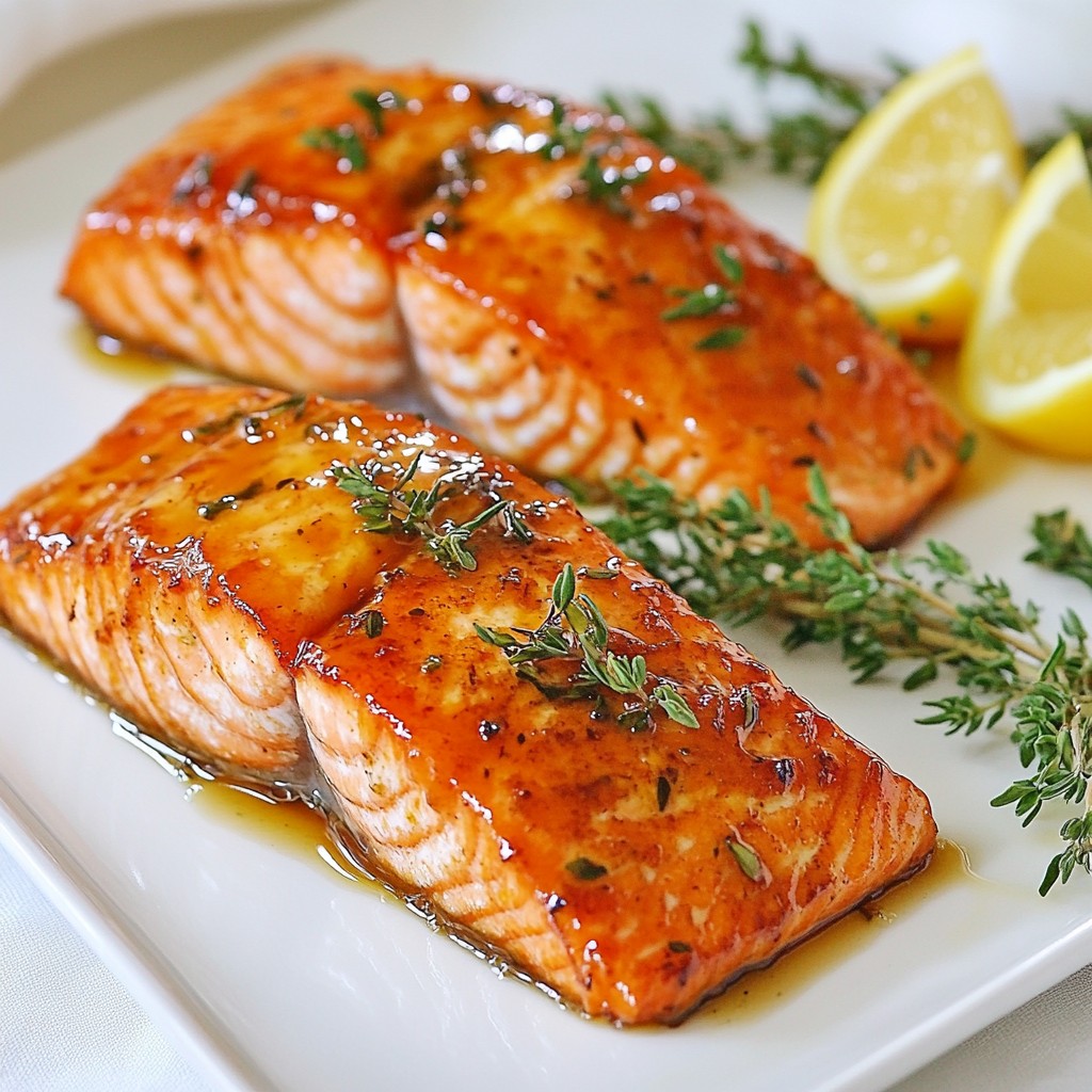 Maple Dijon Glazed Salmon Simple and Tasty Recipe