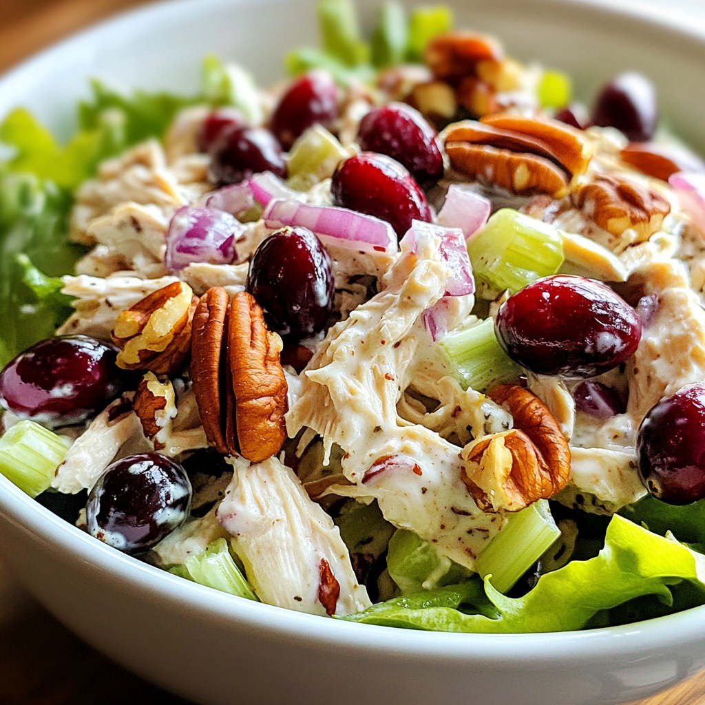 Cranberry Pecan Chicken Salad Healthy and Tasty Dish