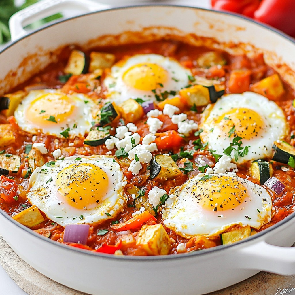 Smoky Brunch Roasted Vegetable Shakshuka Delight
