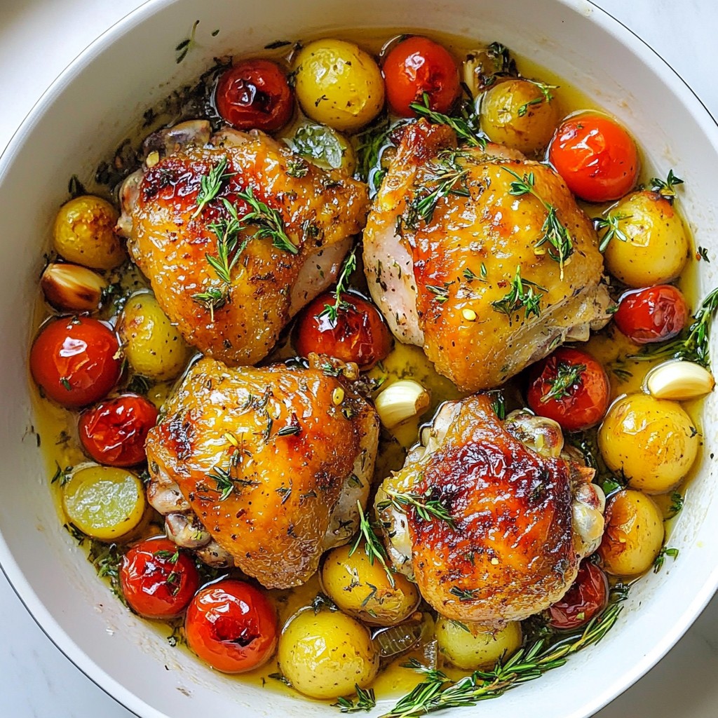 Herb Roasted Chicken Thighs Flavorful and Easy Recipe