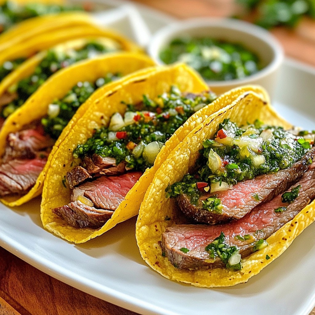 Chimichurri Steak Tacos Flavorful and Simple Recipe