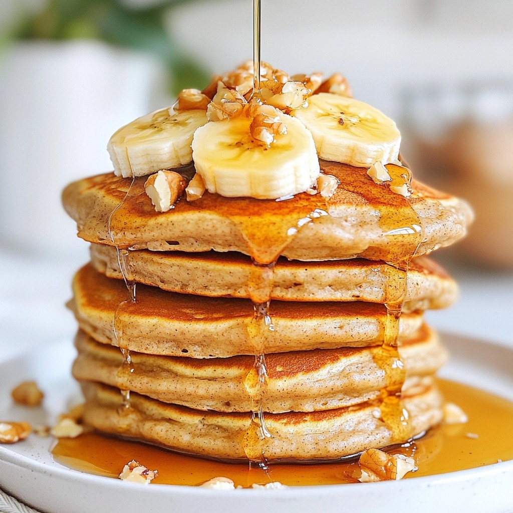 Banana Bread Protein Pancakes Simple and Tasty Treat