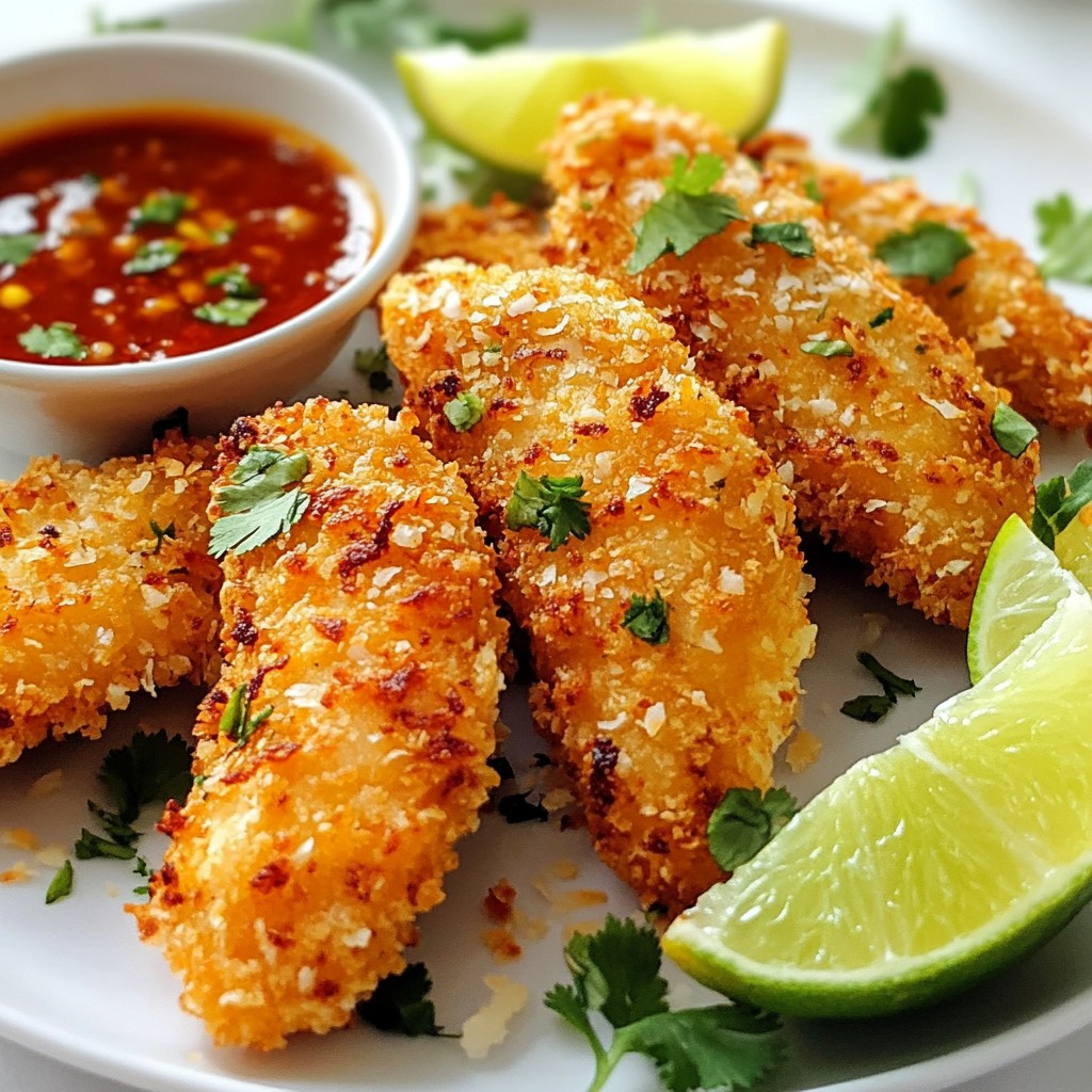Coconut Lime Chicken Tenders Flavorful and Easy Recipe