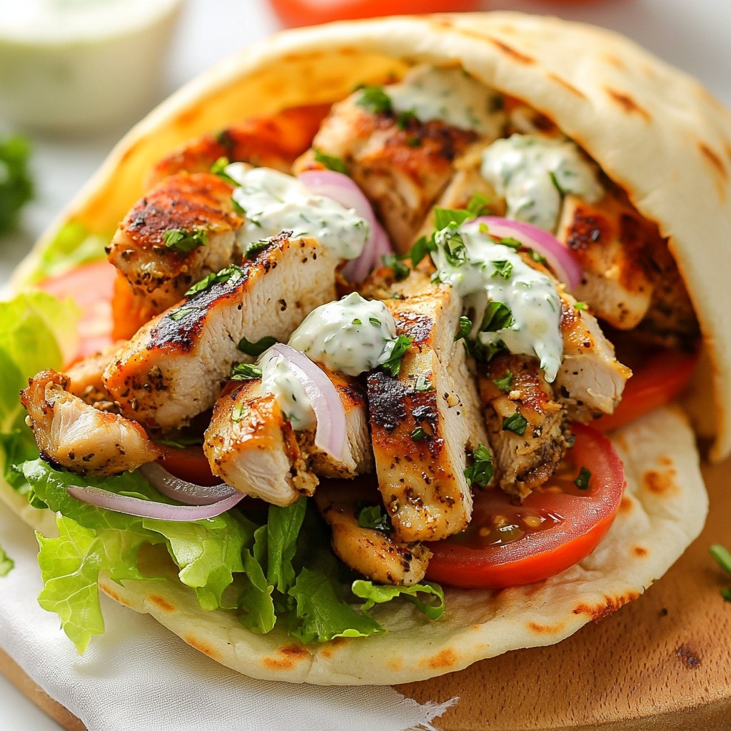 Air Fryer Greek Chicken Gyros Flavorful Everyday Meal