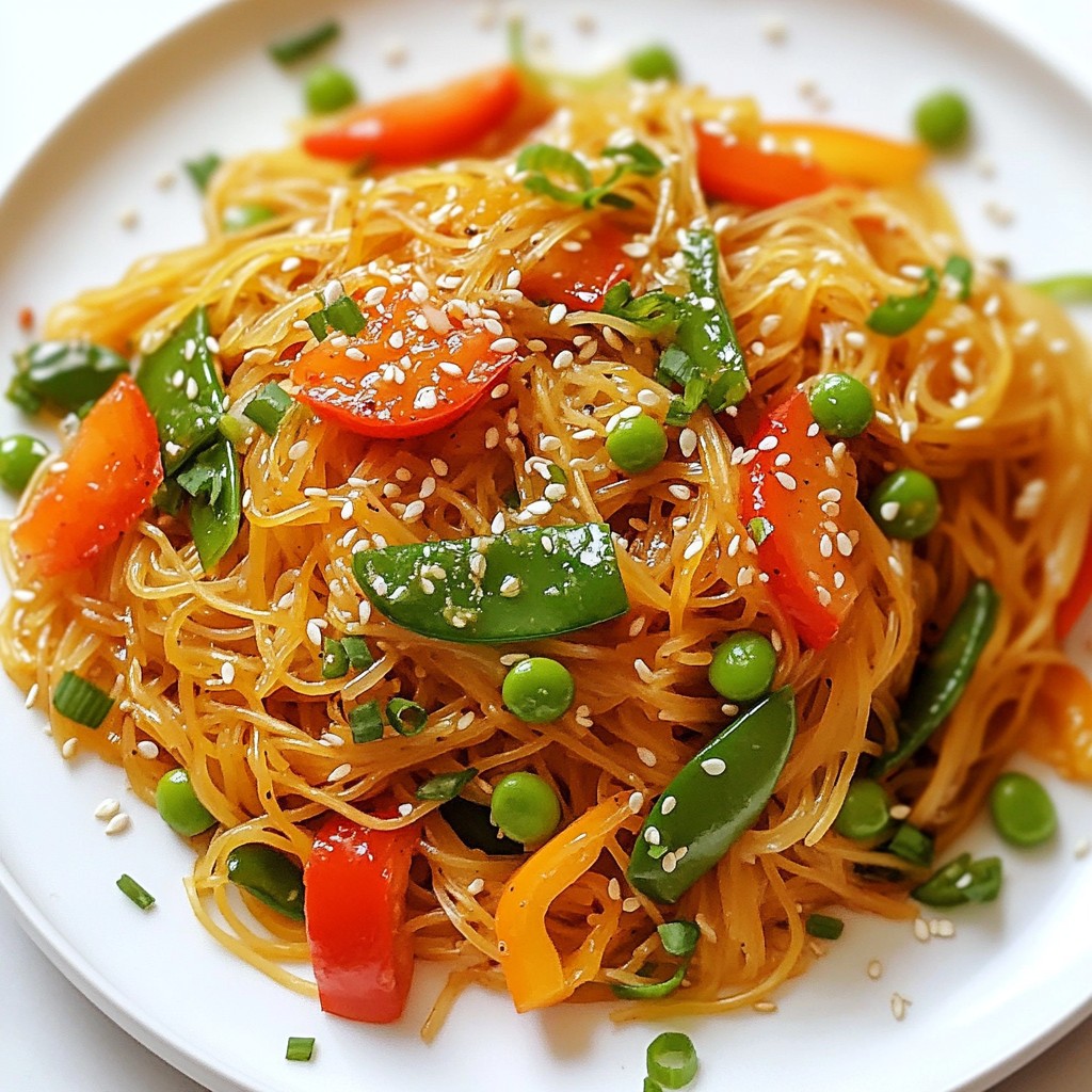 Spicy Garlic Noodle Stir-Fry Flavorful Quick Meal