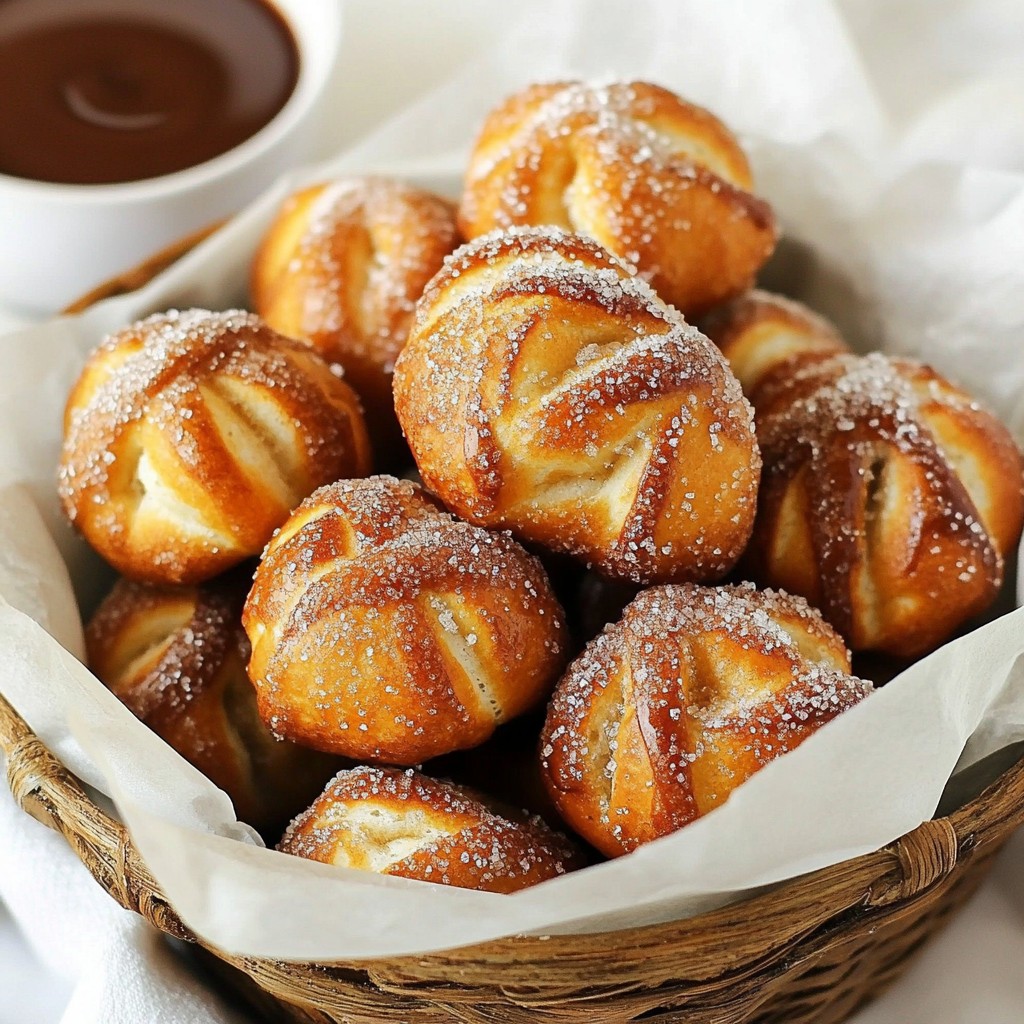 Cinnamon Sugar Pretzel Bites Irresistible Snack Recipe
