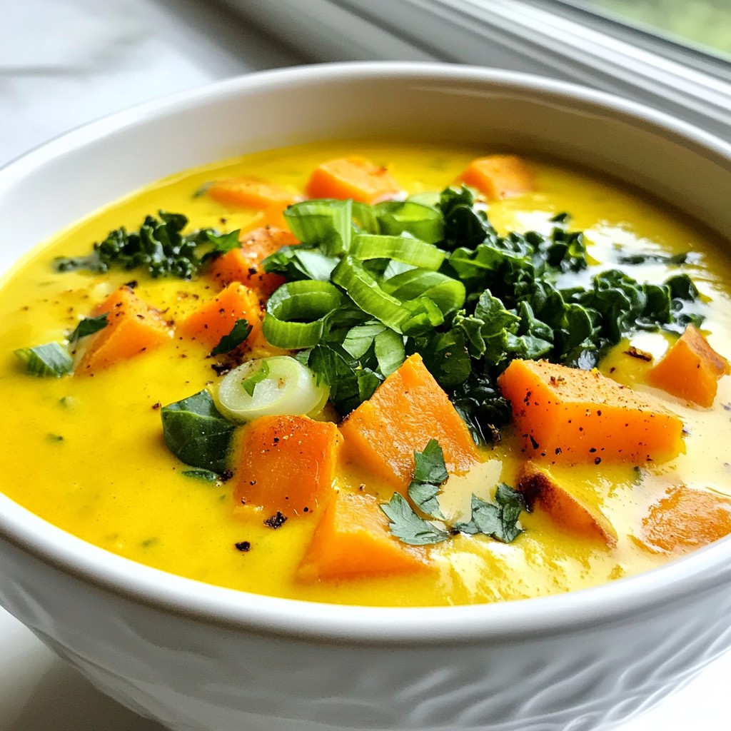 Turmeric Ginger Detox Soup Healthy and Nourishing Meal