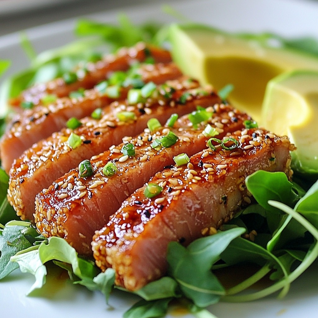 Savory Sesame Crusted Ahi Tuna Easy Recipe Guide