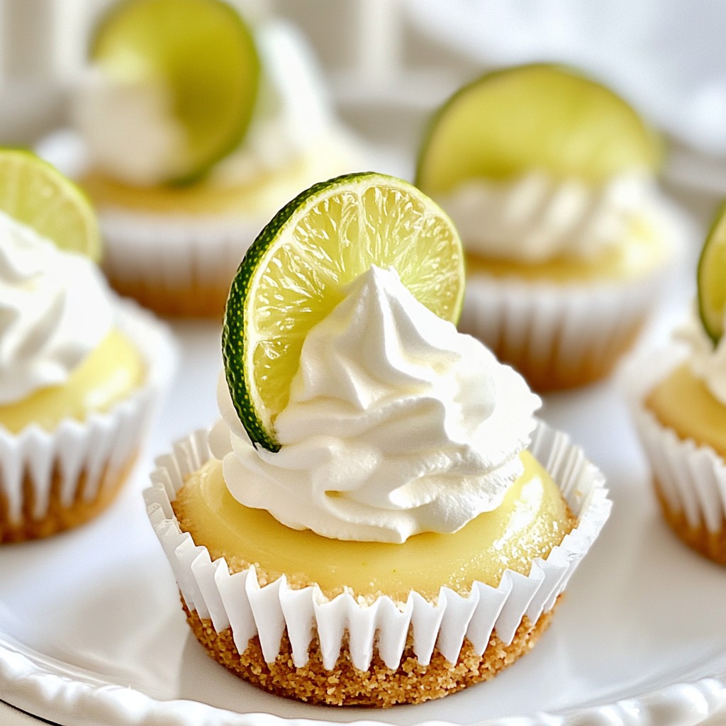 Mini Key Lime Cheesecakes Simple and Tangy Delight