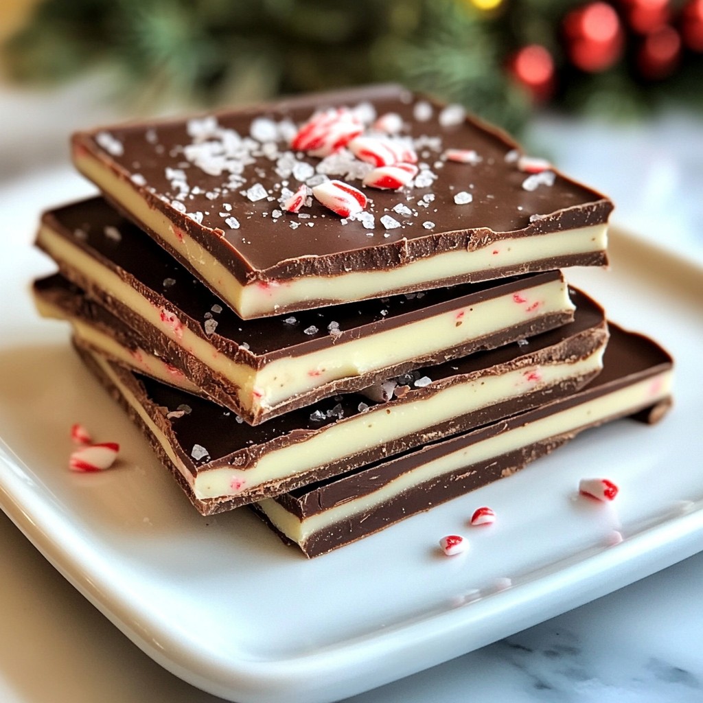 Vegan Chocolate Peppermint Bark Irresistible Delight