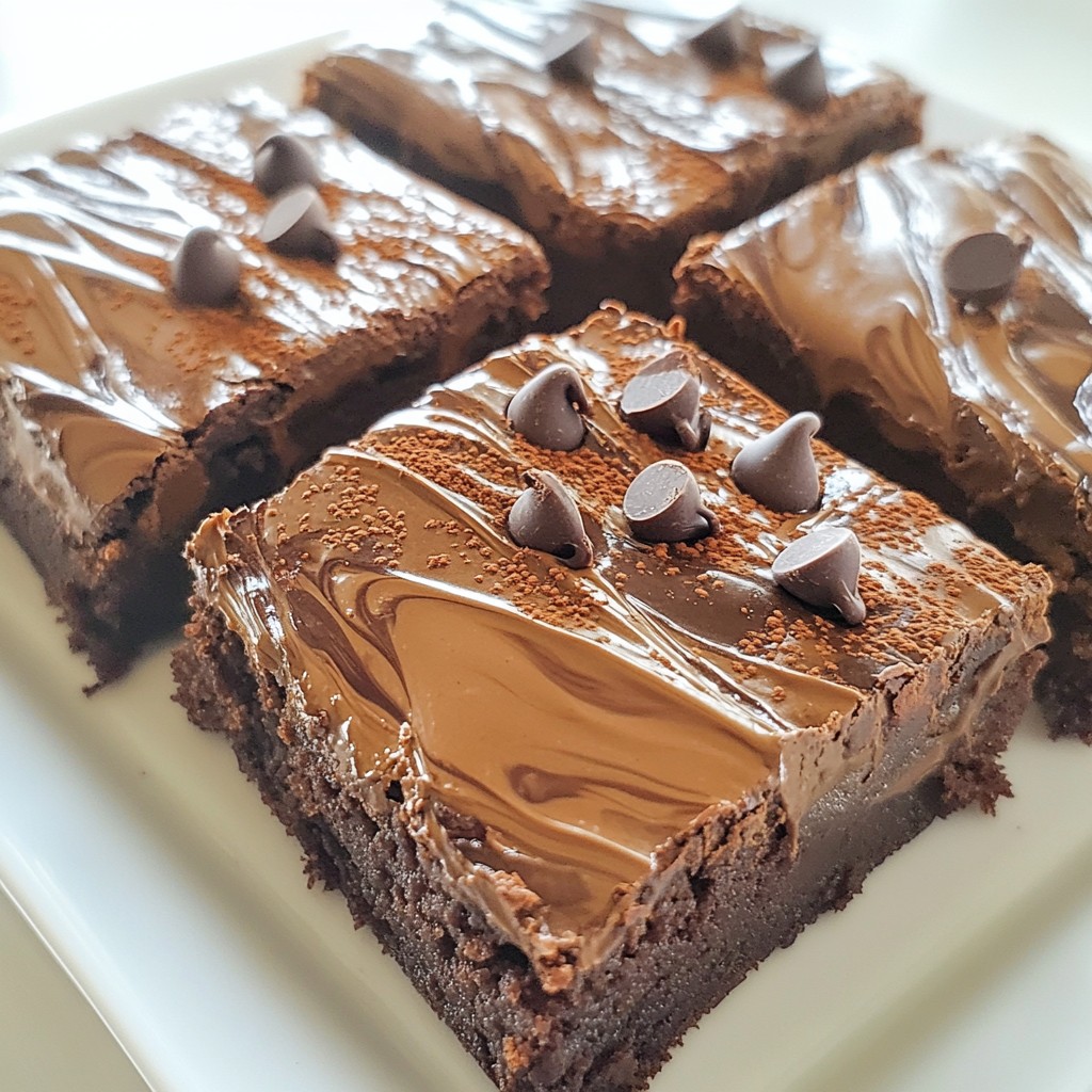 Mocha Swirl Brownies Delightful and Easy Recipe