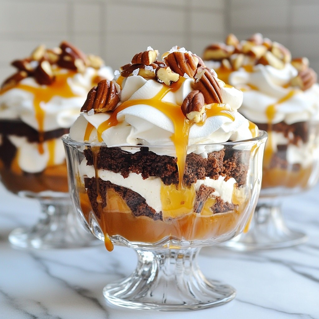 Salted Caramel Brownie Trifles Rich and Decadent Treat