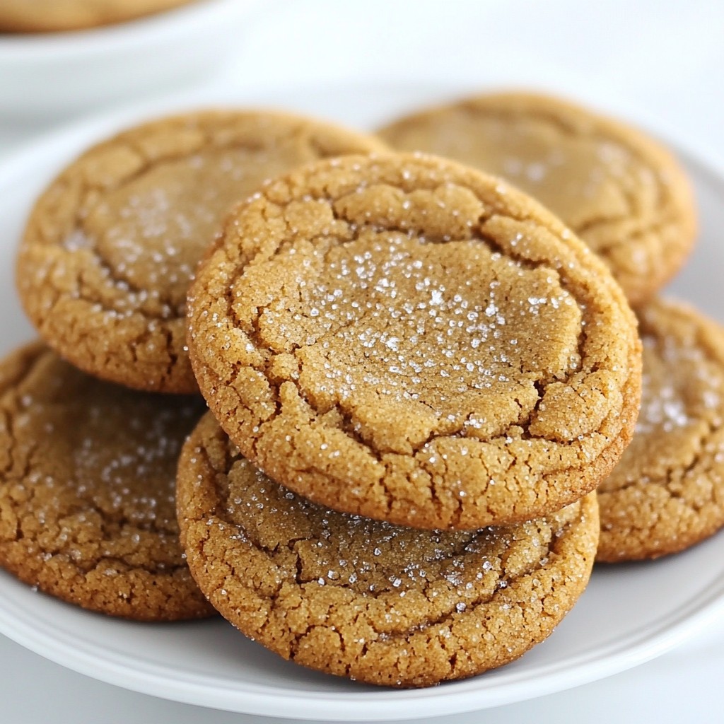 Chewy Ginger Molasses Cookies Flavorful Holiday Treat