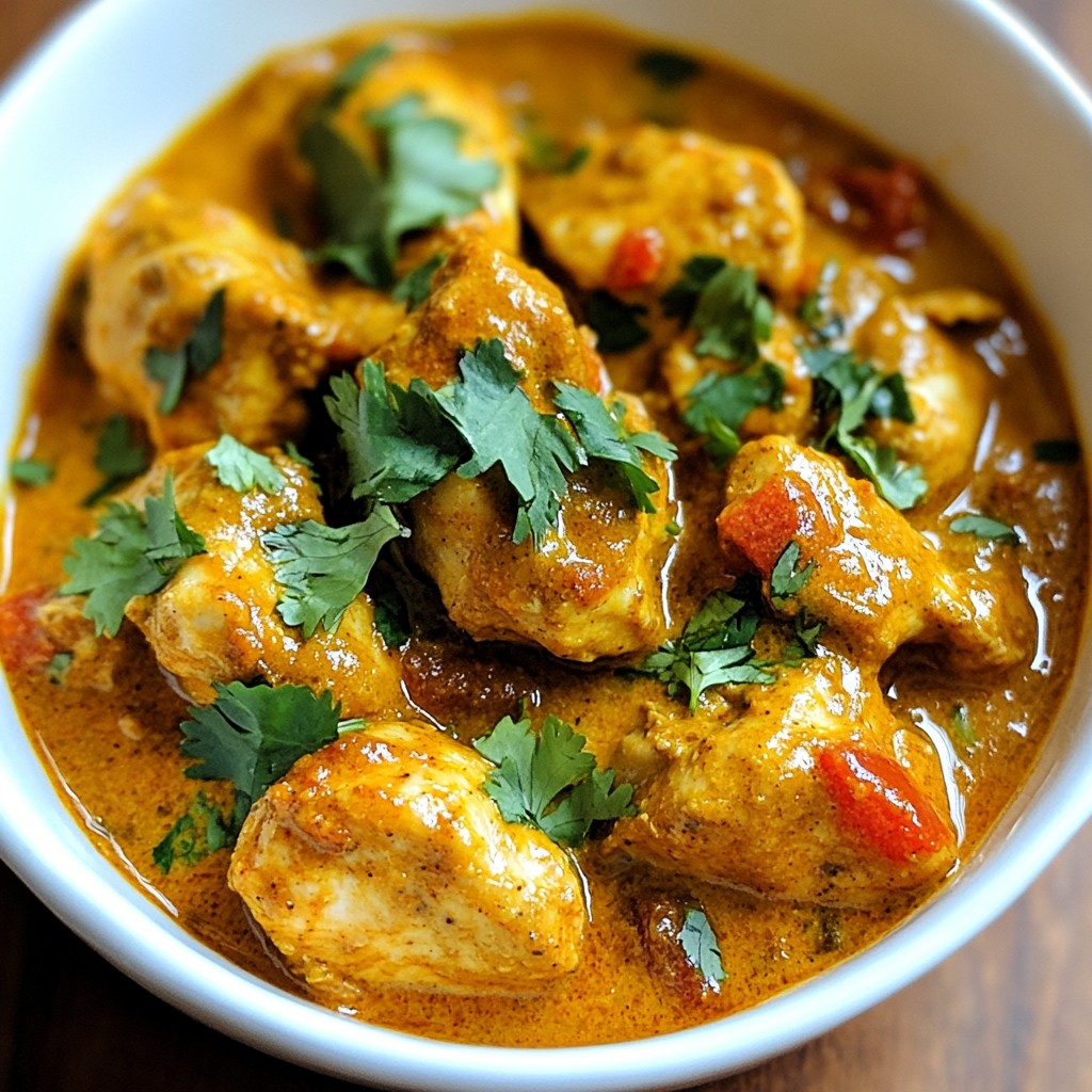 Instant Pot Chicken Tikka Masala Flavorful Delight