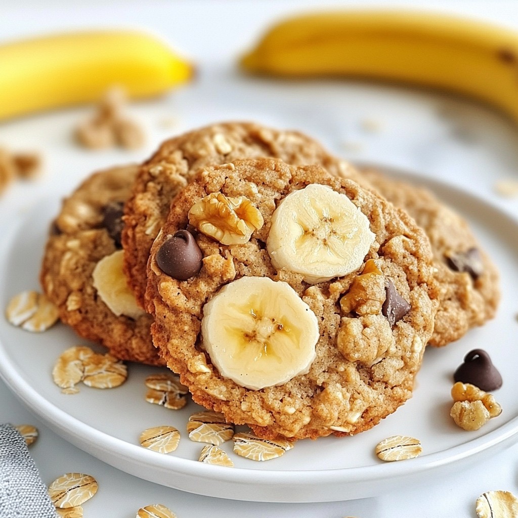Peanut Butter Banana Oat Cookies Simple and Tasty Treat