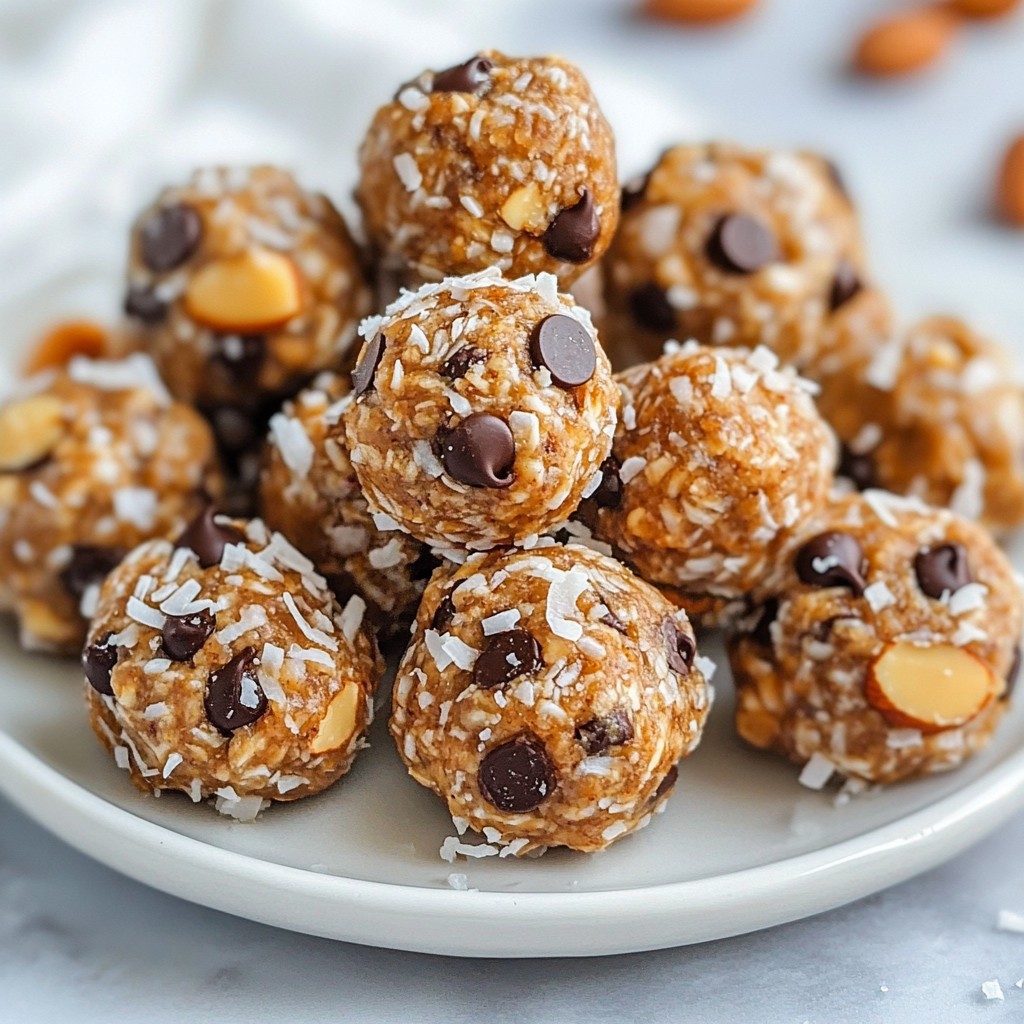 Almond Joy Energy Bites Tasty and Easy Snack Recipe