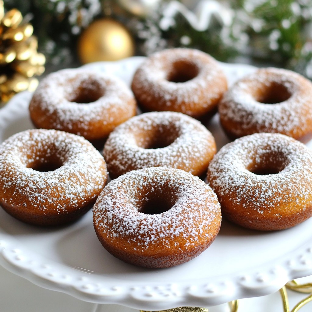 Gluten-Free Gingerbread Donuts Delightfully Festive Treat